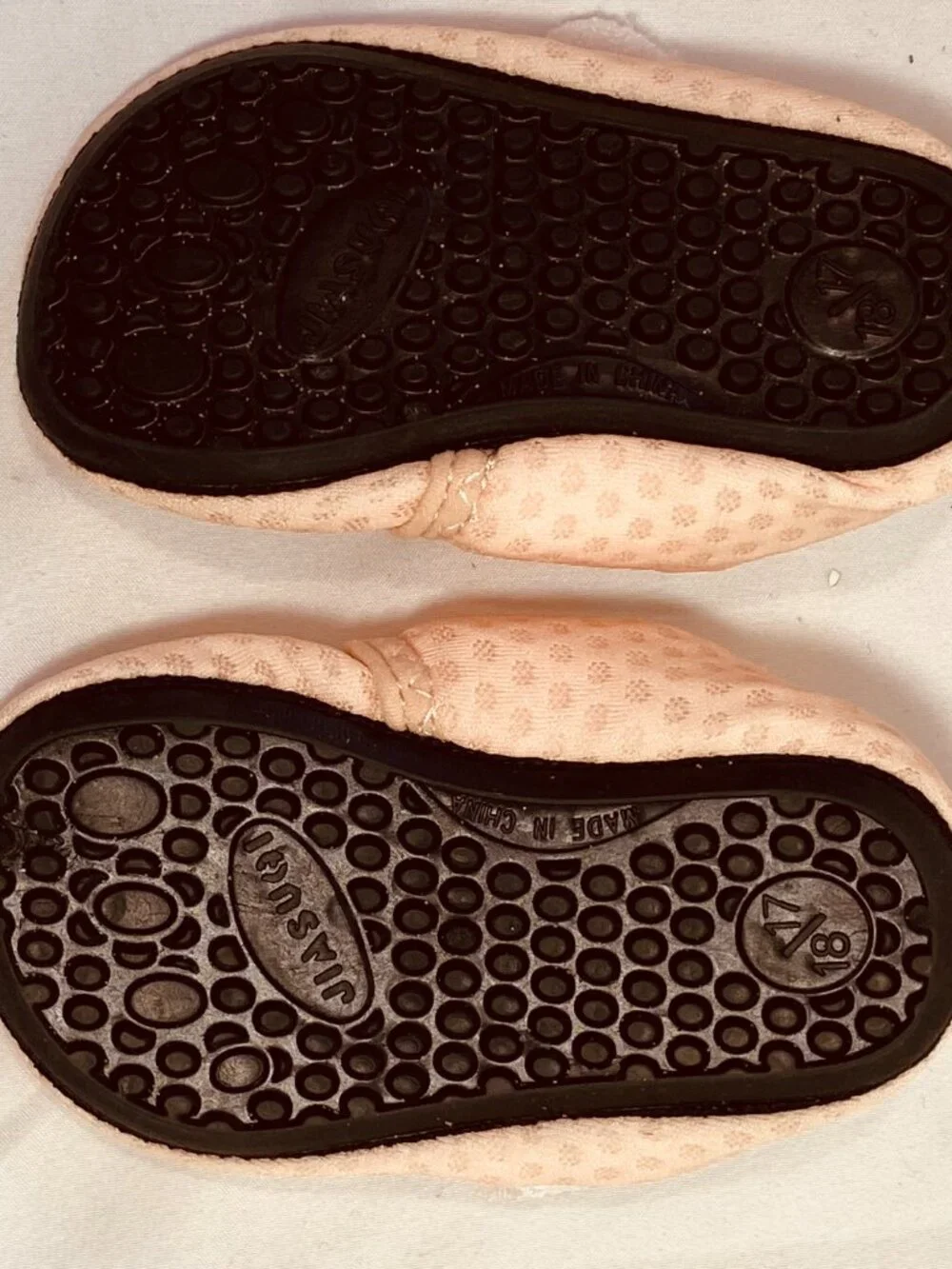 Toddler Girls Sz 2/3 Pink Jiasuqi Shoes Water Shoes EUC